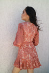 Vienna Lace Dress - Rust - Runway Goddess