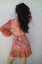 Vienna Lace Dress - Rust - Runway Goddess