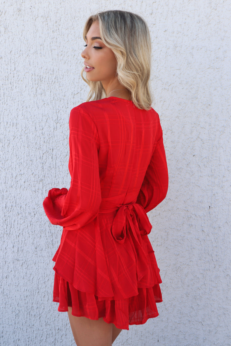 London Playsuit - Red