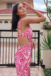 California Midi Dress - Pink Multi