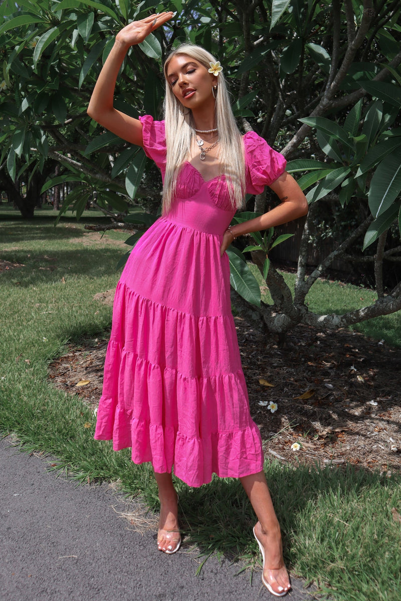 Bratz Maxi Dress - Hot Pink