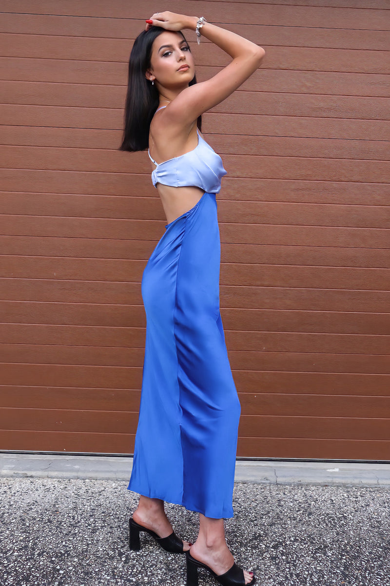 Britney Maxi Dress - Blue