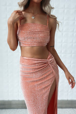 Renee Set Top - Peach