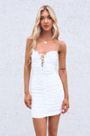 Revenge Mesh Dress - White