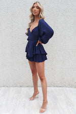 Sarah Playsuit - Navy