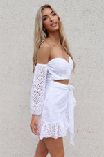 Serenity Dress - White - Runway Goddess