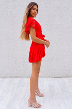 Something Sweet Lace Dress - Red