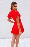 Something Sweet Lace Dress - Red