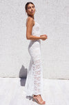 Talaya Lace Gown - White