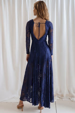 Tilly Lace Maxi Dress - Navy