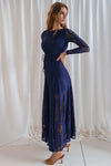 Tilly Lace Maxi Dress - Navy