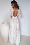 Tilly Lace Maxi Dress - White