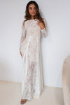 Tilly Lace Maxi Dress - White