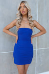 Topaz Mini Dress - Electric Blue