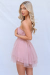 Valentina Tulle Dress - Blush Pink