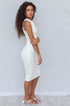 Vanessa Midi Dress - White