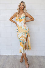 Verity Dress - Yellow Tie Dye