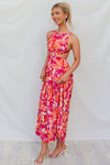 Vicki Maxi Dress - Red Floral