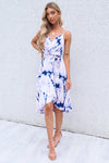 Cloud Nine Dress - Violet/Navy