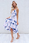 Cloud Nine Dress - Violet/Navy