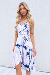 Cloud Nine Dress - Violet/Navy