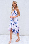 Cloud Nine Dress - Violet/Navy