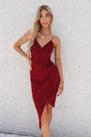 Kylie Bodycon Dress - Wine - Runway Goddess