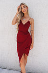 Kylie Bodycon Dress - Wine - Runway Goddess