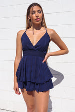 Pixie Playsuit - Navy